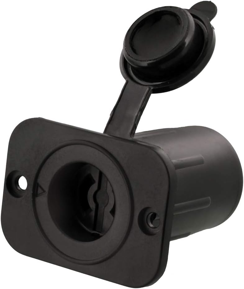#2126 Depthpower Marinco Electric Socket , Black